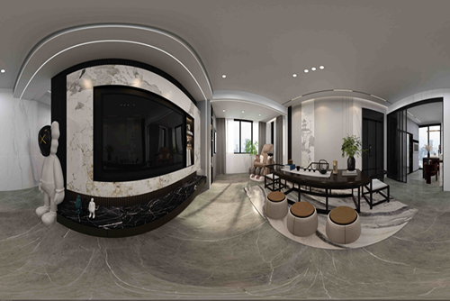 泉州市綠創(chuàng)·鉑悅府現(xiàn)代簡約風(fēng)格三居室裝修案例