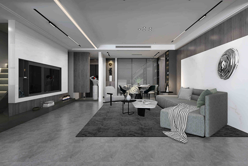 泉州市晉江大唐府現(xiàn)代簡約風格復(fù)式裝修案例