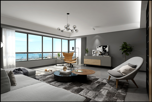 佛山市金地藝境天成現(xiàn)代風(fēng)格平層裝修案例