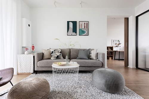 中山市雅居樂萬象郡2期現(xiàn)代風格三居室裝修案例