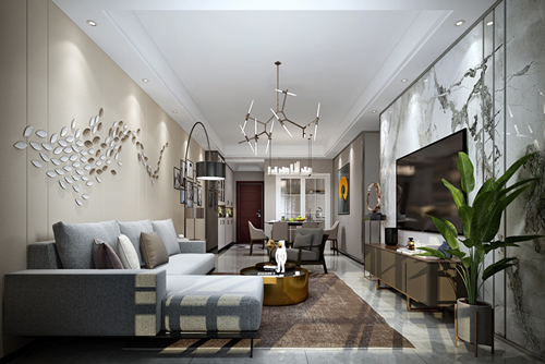 三明市安州小區(qū)現(xiàn)代簡約風(fēng)格三居室裝修案例