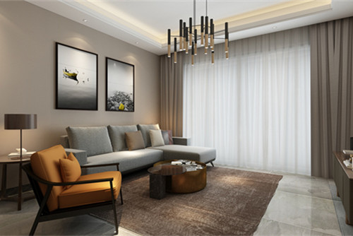 中山市中海龍灣國際現(xiàn)代簡約風格三居室裝修案例