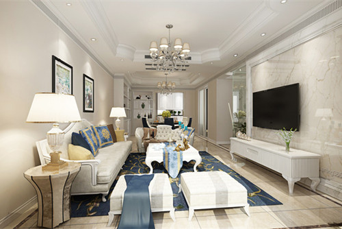 中山市碧桂園招商大名府現(xiàn)代簡約風(fēng)格三居室裝修案例