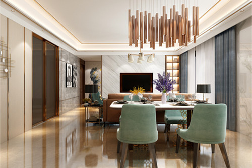 中山市君華新城現(xiàn)代簡約風(fēng)格四居室裝修案例