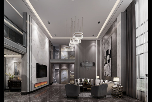 潮州市庵埠亨利北路工行宿舍現(xiàn)代簡約風格別墅裝修案例