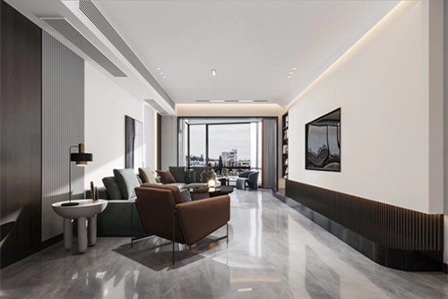 潮州市百合園現(xiàn)代簡約風格四居室裝修案例