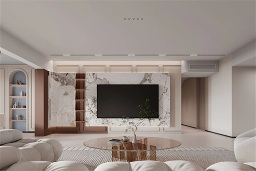 潮州市濱江雅居現(xiàn)代簡約風格四居室裝修案例