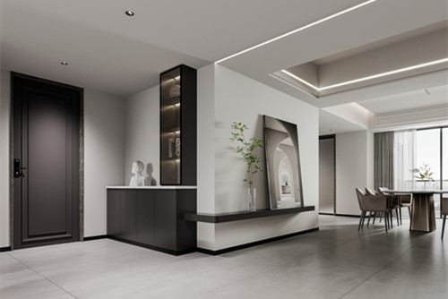 潮州市庵埠亨利路建行宿舍現(xiàn)代簡(jiǎn)約風(fēng)格四居室裝修案例