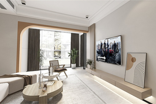 莆田市莆陽西路小區(qū)現(xiàn)代簡約風格三居室裝修案例