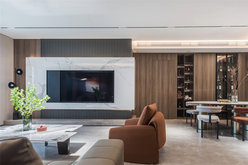 ?？谑心蠂?guó)威尼斯城現(xiàn)代簡(jiǎn)約風(fēng)格四居室裝修案例