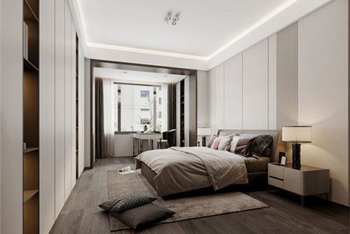 ?？谑泻？谌A潤(rùn)中心現(xiàn)代簡(jiǎn)約風(fēng)格三居室裝修案例