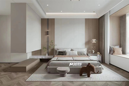 莆田市桃峰小區(qū)現(xiàn)代簡約風(fēng)格三居室裝修案例