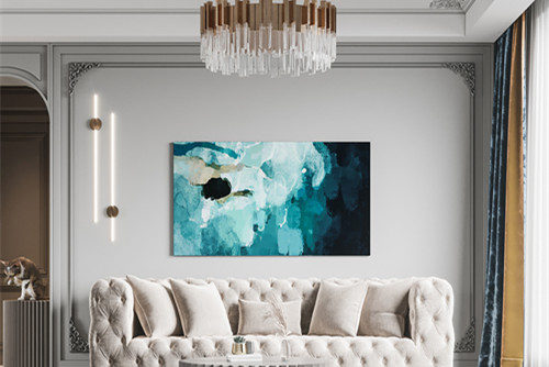 廣州市海倫春天輕奢風(fēng)格二居室裝修案例