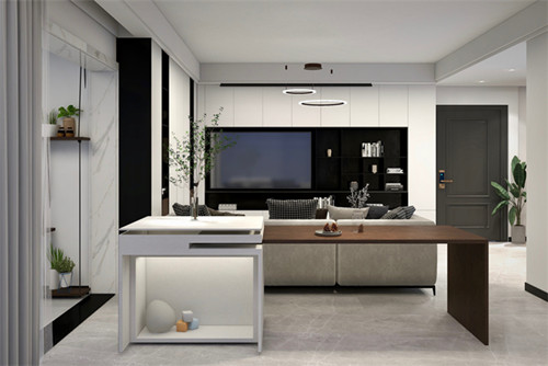 廣州市遠(yuǎn)東·御江豪庭現(xiàn)代簡約風(fēng)格三居室裝修案例