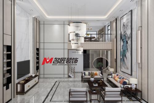 陽江市美的未來中心現(xiàn)代風格四居室裝修案例