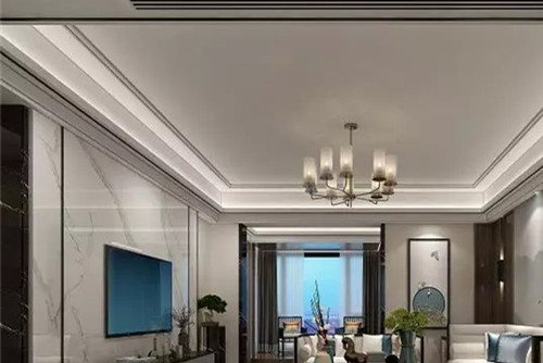 潮州市碧桂園·天璽灣(潮州)新中式風(fēng)格三居室裝修案例