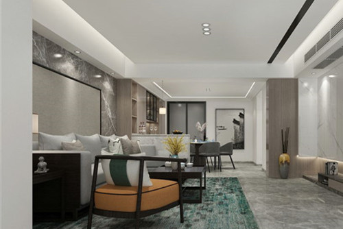 潮州市柏嘉名庭現代簡約風格四居室裝修案例