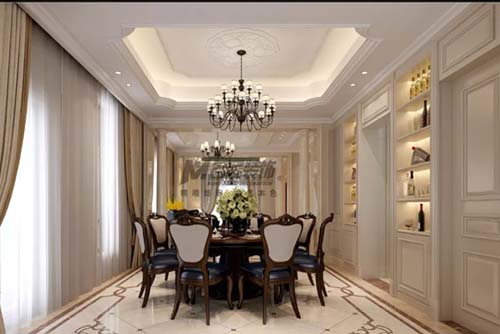 合肥市華宇林泉雅舍歐式風格別墅裝修案例