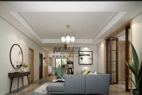 合肥市保利時(shí)代現(xiàn)代簡(jiǎn)約風(fēng)格四居室裝修案例