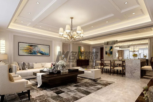 合肥市保利招商·時(shí)光印象現(xiàn)代風(fēng)格四居室裝修案例