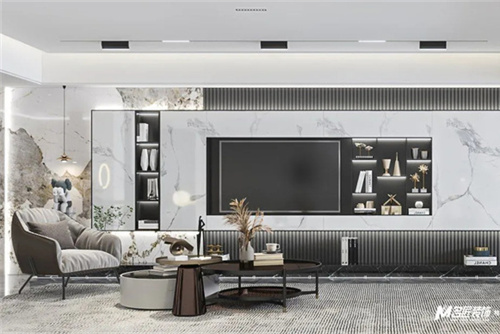 汕頭市御園輕奢風(fēng)格四居室裝修案例