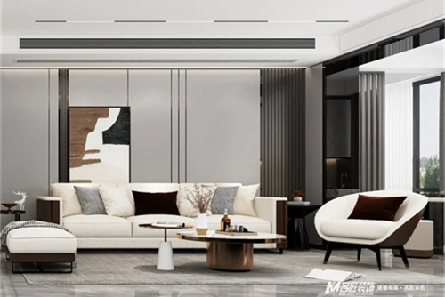 汕頭市華潤中心輕奢風(fēng)格四居室裝修案例