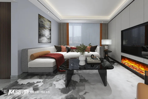 珠海市華發(fā)又一城輕奢風(fēng)格二居室裝修案例