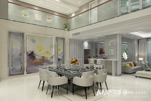 珠海市時(shí)代山湖海·兼得現(xiàn)代簡(jiǎn)約風(fēng)格復(fù)式裝修案例