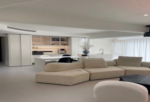 139㎡微法式奶油風，入目皆是軟糯與溫柔